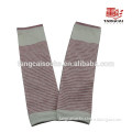 LW-30 Pink Hot Sale Stripe Winter Warm Jacquard Leg Warmer Knitted Kids Leg Warmer